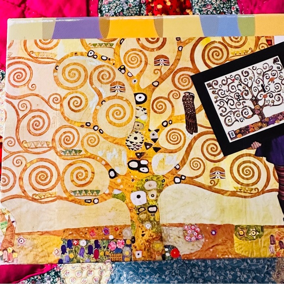 KidZaw MasterKitz Gustav Klimt The Tree of Life Kids Art Kit - Picture 3 of 12